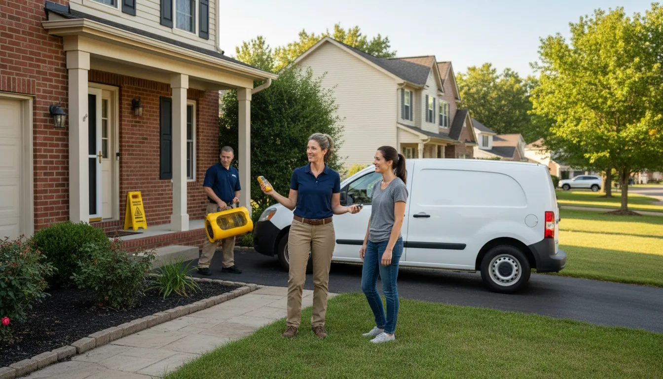 Water restoration image for Home Water Damage Repair in San Pierre, IN